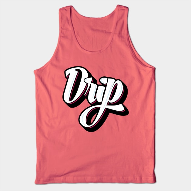 Drip Graffiti Tank Top by BeyondTheDeck